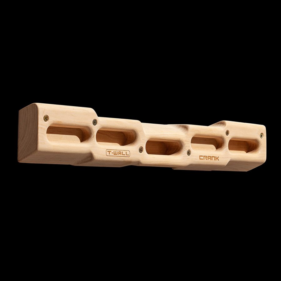 Chwyty wspinaczkowe T-WALL Drewniana Chwytotablica CRANK (1 szt.), XL, łatwe|średnie|trudne,