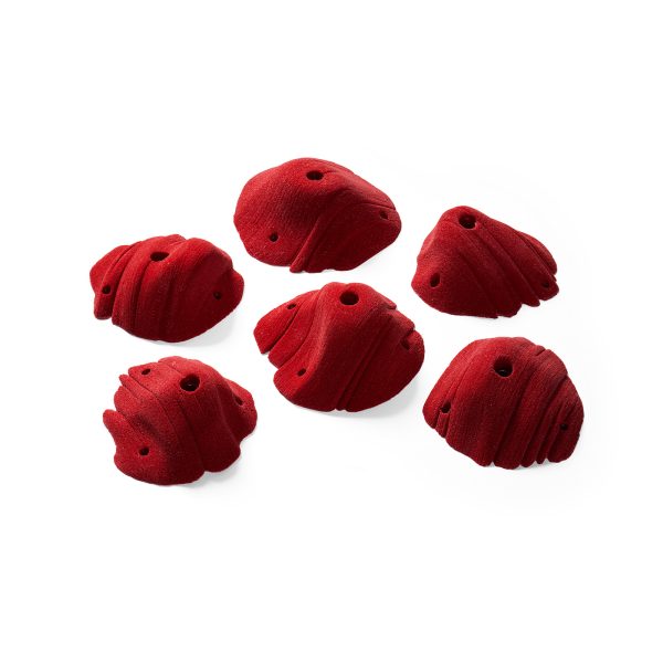 Chwyty wspinaczkowe Jet Stream (PU) Big Slopers, 6 szt. w zestawie, trudne,