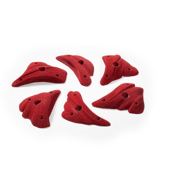 Chwyty wspinaczkowe Jet Stream (PU) Medium Crimps 1, 6 szt. w zestawie, średnie,