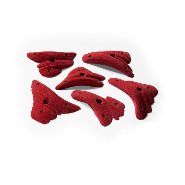 Chwyty wspinaczkowe Jet Stream (PU) Medium Crimps 2, 6 szt. w zestawie, średnie,