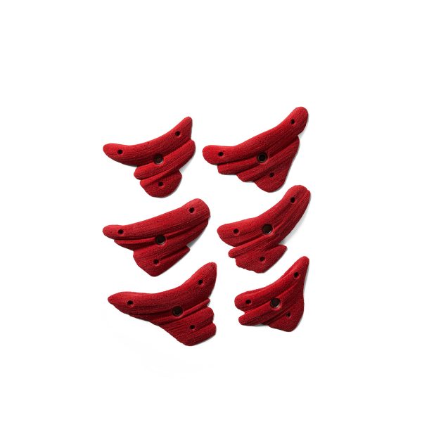 Chwyty wspinaczkowe Jet Stream (PU) Medium Crimps 2, 6 szt. w zestawie, średnie,