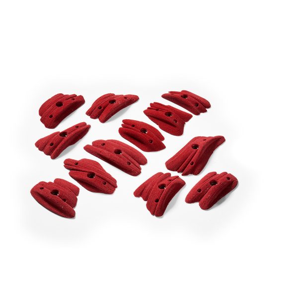 Chwyty wspinaczkowe Jet Stream (PU) Small Crimps, 12 szt. w zestawie, trudne,